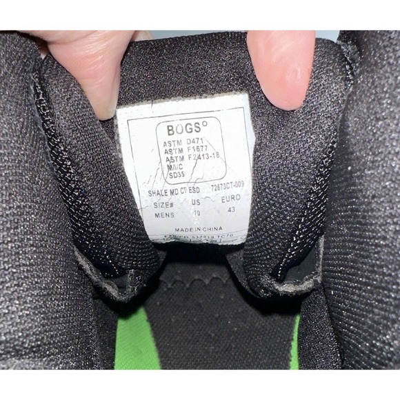 Bogs Comp Toe Waterproof Shale MD CT WP Black Multi size 10 main image 9